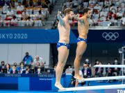 Medaglia d’argento per Marsaglia e Tocci nella gara sincro di tuffi