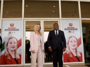 La Meloni incontra il presidente del Mozambico, Nyusi