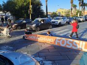 Cagliari, Ultima Generazione blocca la strada principale