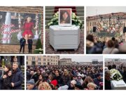 Funerali Giulia, presenti diecimila persone
