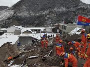 Cina, otto vittime per una frana a Tangfang