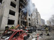 Kharkiv, un razzo russo colpisce una scuola