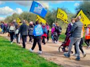 Viterbo, duemila persone in marcia contro le scorie nucleari