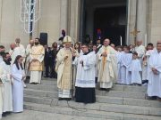 Mileto, bossolo di pistola in curia