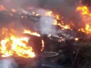 Ardea, incendio divampato nella notte: alto il rischio di diossina