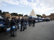 Roma, tensione tra manifestanti della Brigata Ebraica e Pro Palestina