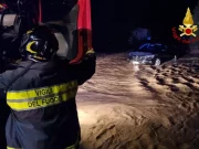 Val di Cecina, dispersi donna e bambino per il maltempo