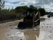 Licata, esonda il fiume Salso