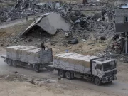 263 camion di aiuti umanitari dall’Egitto a Gaza