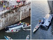 Torino, bus precipita nel fiume Po: morto l’autista