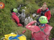 Ormea, raggiunto dai soccorritori lo speleologo bloccato in una grotta