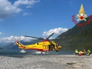 Lario, turista tedesco disperso dopo aver salvato i figli caduti in acqua