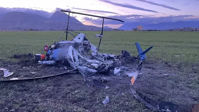 Incidente in elicottero a Benevento