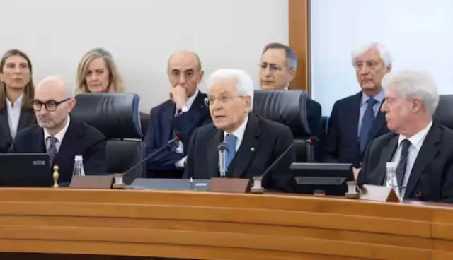 Mattarella al Csm Sergio Mattarella al Csm sul Referendum Giustizia