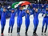 Oro short track, Italia in festa: trionfo nella staffetta e bronzo nel curling oro short track Italia, azzurri in festa sul podio a Milano-Cortina 2026