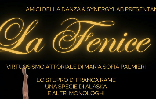 “La Fenice” al Teatro dei Documenti: Maria Sofia Palmieri protagonista tra danza e prosa