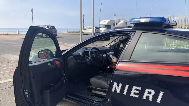 Posto di controllo a Campo di Mare Posto di controllo carabinieri Campo di Mare