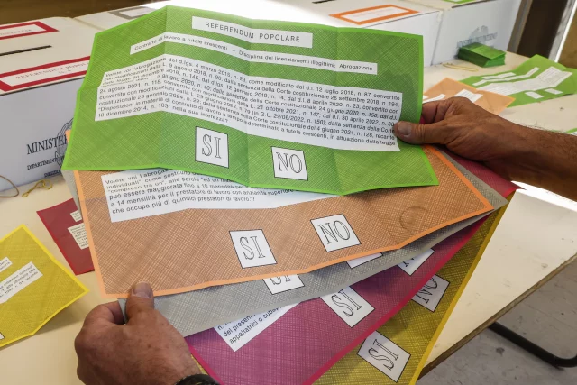 scrutinio schede referendum