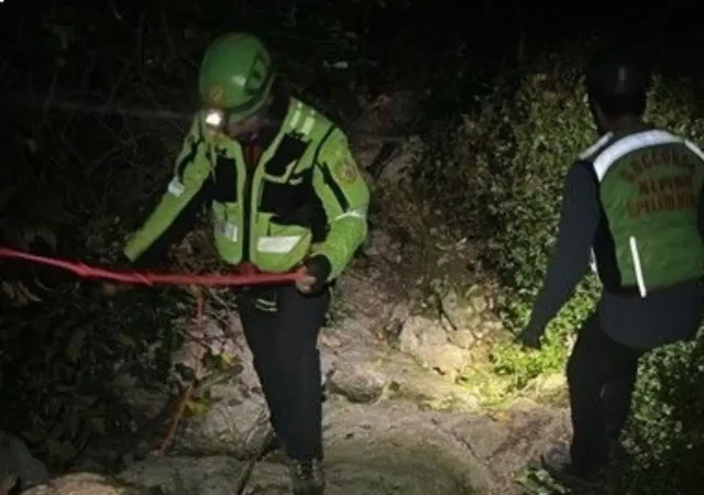 Soccorso Alpino intervenuto in zona montana a Vico Equense Soccorso Alpino intervenuto in zona montana a Vico Equense