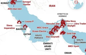 Stretto di Hormuz, perché è così importante: cosa succede se si blocca davvero stretto di Hormuz mappa traffico petroliere