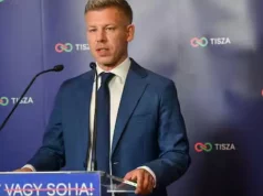 Elezioni Ungheria, Peter Magyar vince e batte Orban dopo 16 anni: chi è il vincitore Peter Magyar leader Tisza elezioni Ungheria