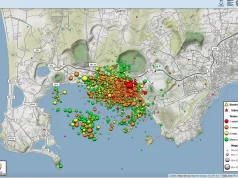 Campi Flegrei, sciame sismico nella notte: tre scosse in pochi minuti Campi Flegrei Solfatara area terremoto