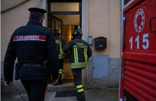 vigili fuoco incendio Portici