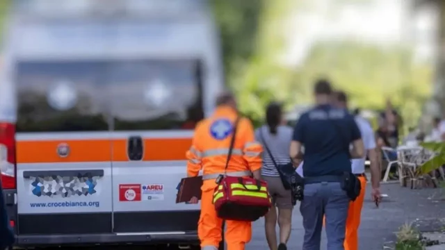 Soccorsi dopo il tragico incidente Soccorsi dopo il tragico incidente