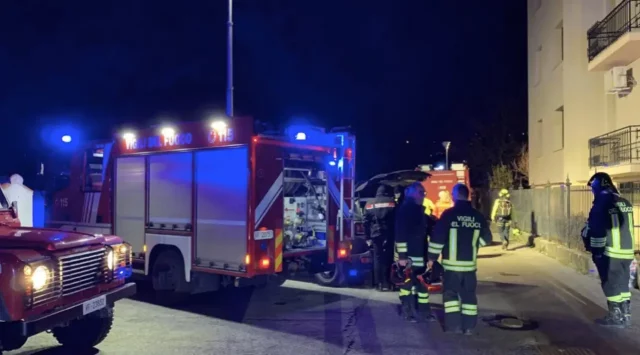 vigili del fuoco incendio casa Cessalto Treviso notte