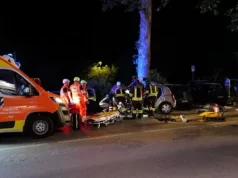 Incidente Forlì, auto contro un albero: sono Caterina Romualdi e Sirin Jaziri le due giovani morte, avevano 23 e 26 anni incidente Forlì auto contro albero soccorsi vigili del fuoco 118
