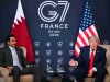 G7 Evian, Trump avverte l’Iran: «Non avrà mai l’arma nucleare». Nuovo faccia a faccia con Zelensky Donald Trump durante il vertice G7 di Evian in Francia