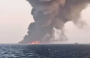 Guerra nel Golfo, raid Usa su Qeshm: l’Iran colpisce Kuwait e Bahrein con missili e droni guerra nel Golfo fumo e fuoco dopo raid Usa su Qeshm