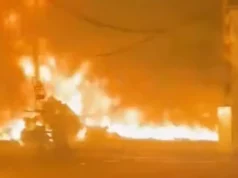 Napoli, incendio devasta capannone di prodotti ortofrutticoli a Poggioreale Incendio Poggioreale capannone prodotti ortofrutticoli