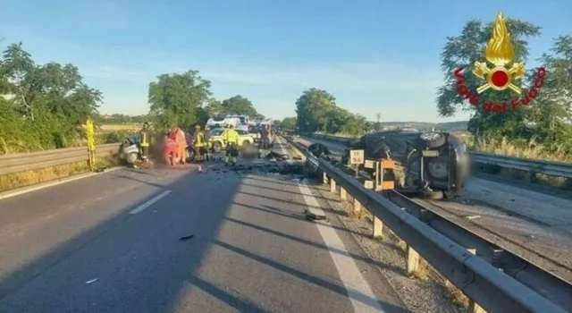 incidenti Marche soccorsi vigili del fuoco