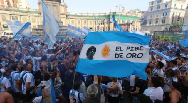 Corteo tifosi Argentina Napoli Tifosi Argentina Napoli
