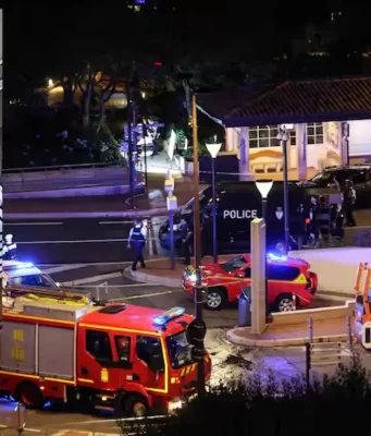 Attentato Monaco, trovata morta la sospettata Anastasiia Berezovska: due arresti in Ucraina Luogo dell'attentato di Monaco con il volto della sospettata Anastasiia Berezovska (Foto Ansa)